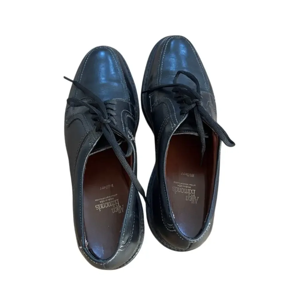 Allen Edmonds Wilbert Black Leather Loafers Size 10